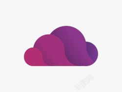 数据库设计紫色云朵元素高清图片
