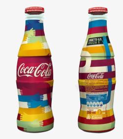 可口可乐玻璃瓶可口可乐创意产品说明瓶身高清图片