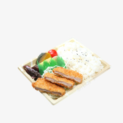 足量米饭实物藤椒鸡排饭高清图片