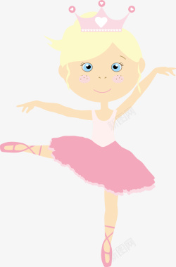 美丽的女子跳舞儿童节跳舞的小公主高清图片