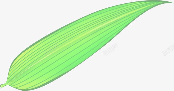 细长绿色竹叶png免抠素材_新图网 https://ixintu.com 竹叶 细长 绿色