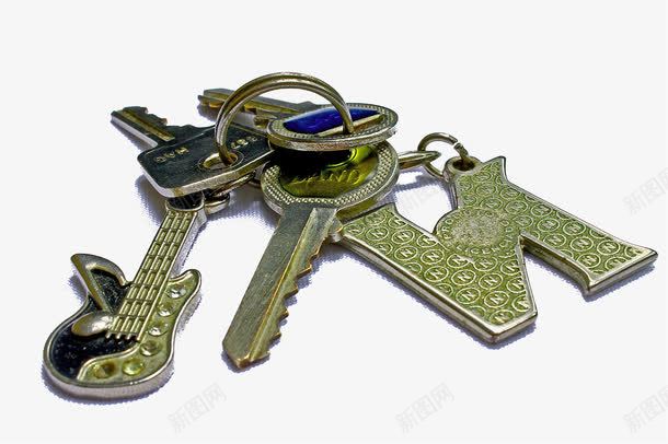 一把钥匙png免抠素材_新图网 https://ixintu.com 买房 交房 建筑 房产 钥匙串 门锁