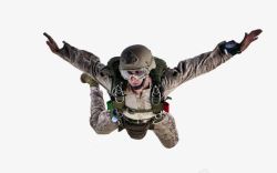 极限运动跳伞跳伞运动员高清图片