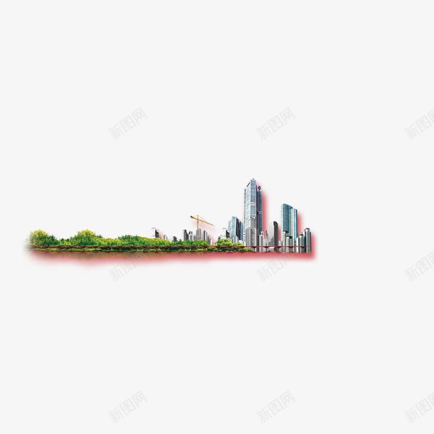 生态png免抠素材_新图网 https://ixintu.com 城市建设 环保 绿化覆盖