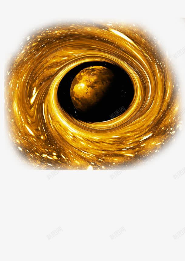 金黄色的宇宙png免抠素材_新图网 https://ixintu.com 地球 太空黑洞 太阳系 神秘 航天飞船 遥远 金黄色的宇宙
