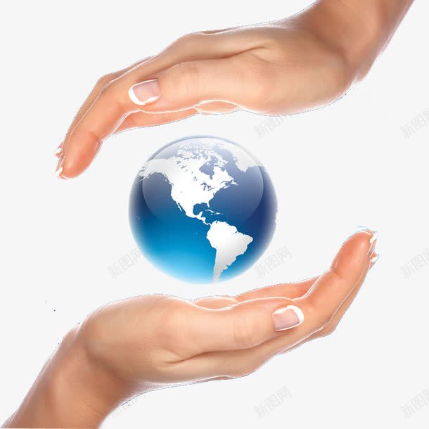 双手托举地球png免抠素材_新图网 https://ixintu.com 双手 地球 地球保护 手 托举 爱护地球 蓝色地球