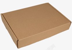 棕色披萨盒常用牛皮纸盒高清图片