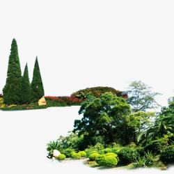 园林景观设计图绿化植物高清图片
