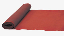 铺在地上的红色地毯素材