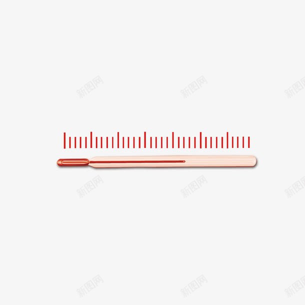 带刻度体温计png免抠素材_新图网 https://ixintu.com 刻度表 医院 可编辑体温计 量体温