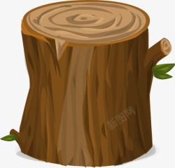 棕色树桩棕色的树桩高清图片