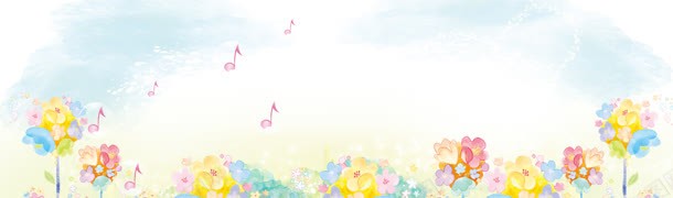 淘宝手绘唯美背景jpg设计背景_新图网 https://ixintu.com bannner 卡通花朵 手绘花朵 淘宝 网页