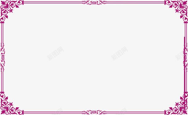 粉色边框png免抠素材_新图网 https://ixintu.com png 元素 卡通 粉色 表彰边框 表框