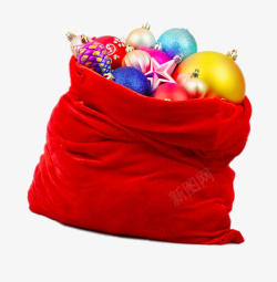 袋子里彩球红色袋子里彩球高清图片