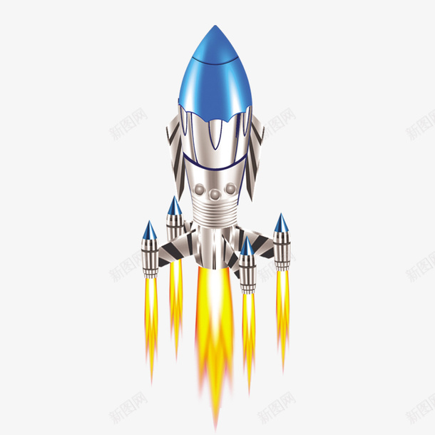 实物导弹png免抠素材_新图网 https://ixintu.com 上天 仿真导弹 实物导弹 导弹发射 导弹发射成功 蓝色弹头 银色导弹