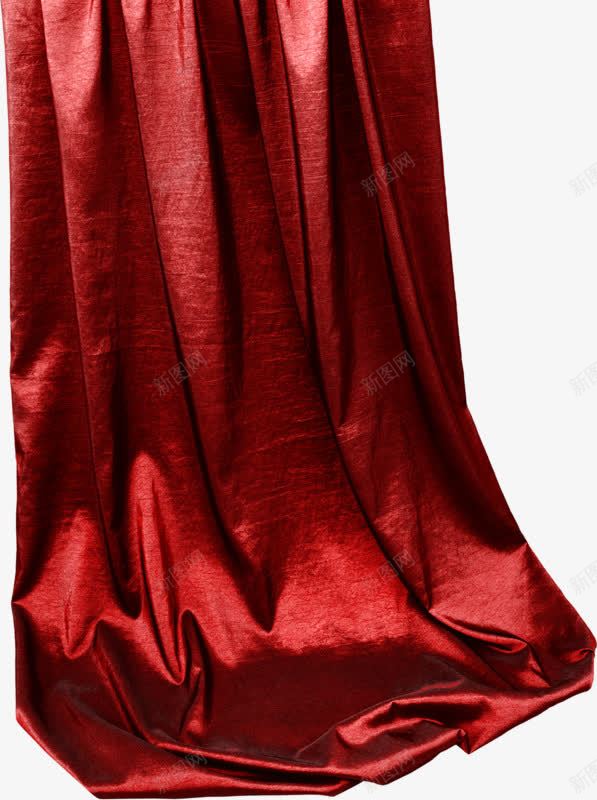 红色布匹png免抠素材_新图网 https://ixintu.com 布匹 布料 窗帘 红色 门帘