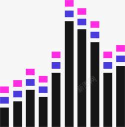 电波领率音量大小柱状图图标高清图片