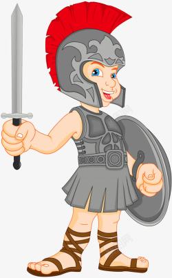 拿着剑的勇士罗马士兵高清图片