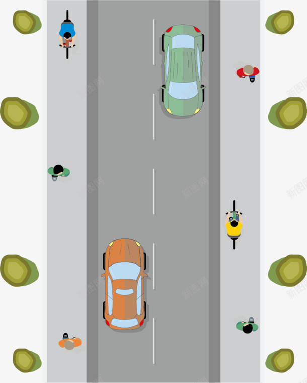 一条马路矢量图ai免抠素材_新图网 https://ixintu.com 一条 机动车道路 柏油路 泊油路 行车道路 道路 马路 矢量图