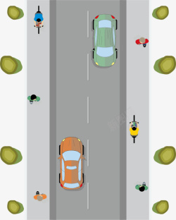 机动车道路一条马路矢量图高清图片