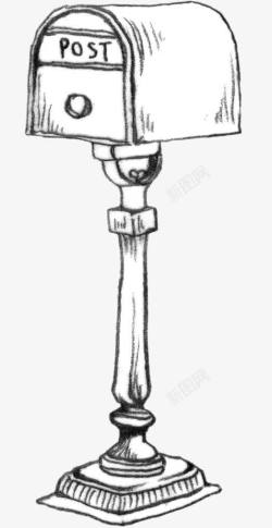 邮箱黑白信箱高清图片