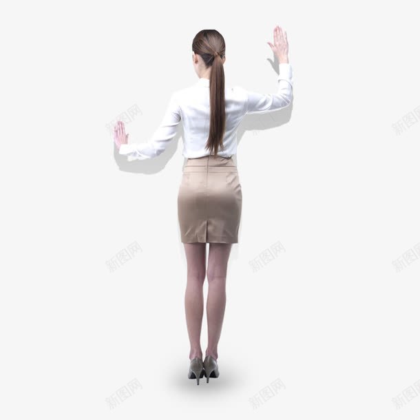 孤独的背影女士png免抠素材_新图网 https://ixintu.com 一个人 女士 孤独的背影 扶墙 短裙 长发 高跟鞋