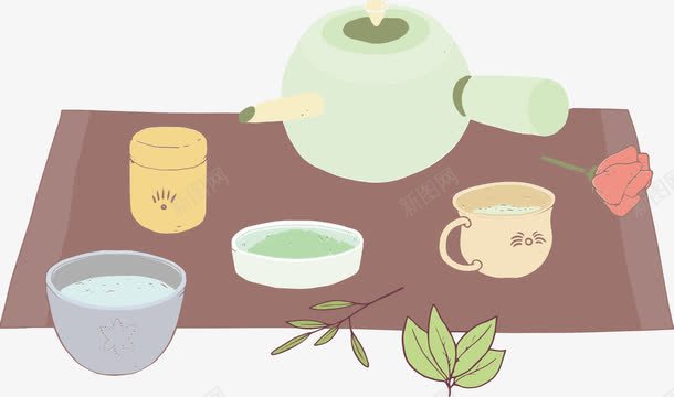 品茶png免抠素材_新图网 https://ixintu.com 茶杯 茶桌 茶楼 茶水 谈生意 谈话