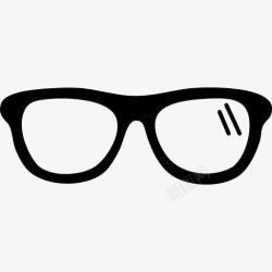 玻璃镜片眼镜图标高清图片