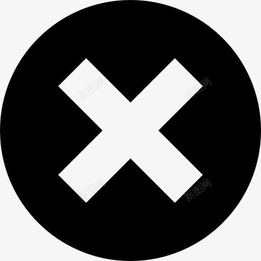 关闭或删除交叉圆按钮界面图标png_新图网 https://ixintu.com 交叉 十字架 圆形 圈 必不可少的 按钮 接近 擦除 界面 要点