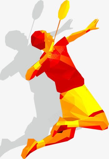 运动员png免抠素材_新图网 https://ixintu.com 人物 体育 抽象人物 羽毛球 羽毛球赛插画 运动