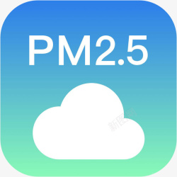 检测logo手机PM25检测计天气logo图标高清图片