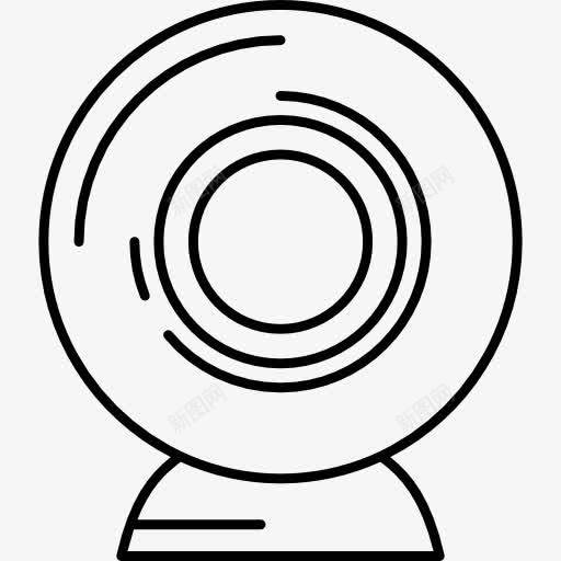 圆形的摄像头图标png_新图网 https://ixintu.com 上网 电脑技术 聊天 视频摄像机 视频通话