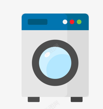 洗衣机清洁护理图标图标