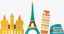 法国塔卡通巴黎铁塔高清图片