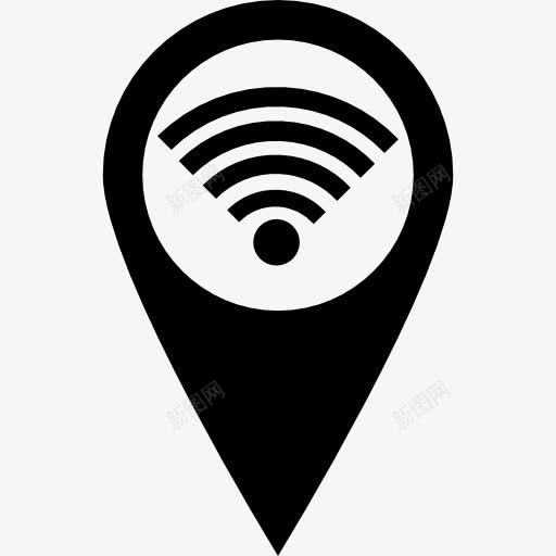 WiFi引脚图标png_新图网 https://ixintu.com WiFi WiFi信号 地图 地图和国旗 地图定位 地图指针 无线互联网