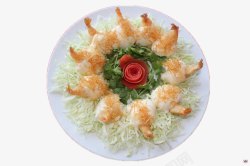 安徽小吃富贵金丝虾高清图片