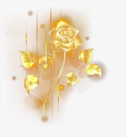 金属花朵金玫瑰高清图片