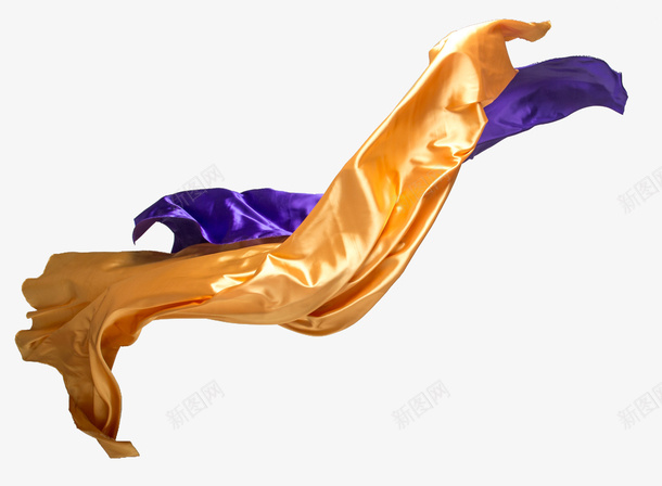 金色和紫色布绸缎png免抠素材_新图网 https://ixintu.com 丝绸 实物 布绸 布绸缎 纺织品 金色和紫色布绸缎 飘逸