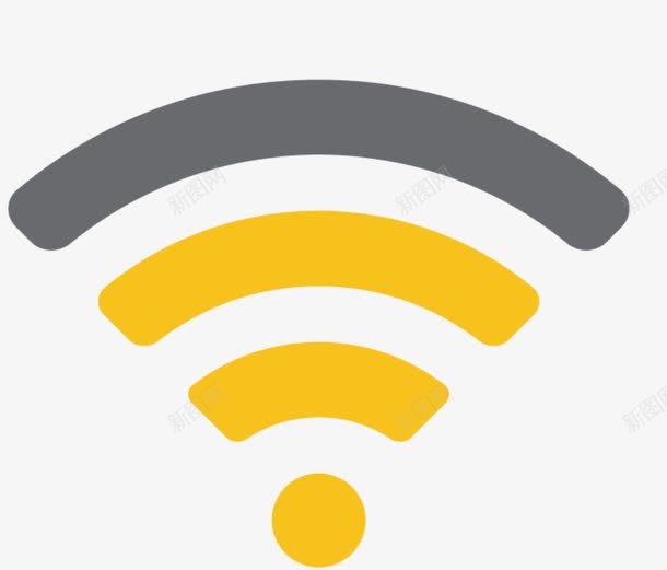 黄灰色手机wifi信号格图标图标icon免费下载 图标7nmwekwwj 新图网