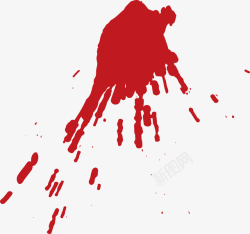 血迹飞溅喷溅的血液矢量图高清图片