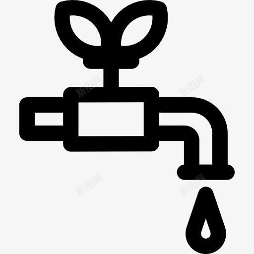灌溉图标png_新图网 https://ixintu.com 下降 农业 园艺 水 浇水 灌溉 生态环境 能