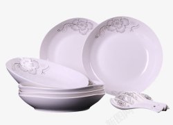 圆弧白瓷碗简洁风格瓷餐具高清图片