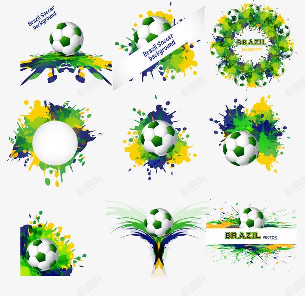 巴西足球png免抠素材_新图网 https://ixintu.com Football 世界杯 墨迹飞溅体育 巴西世界杯 巴西足球 足球元素 足球比赛
