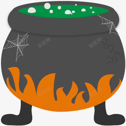 大熔炉的图标png_新图网 https://ixintu.com bubbling cauldron halloween 万圣节 冒泡 大锅