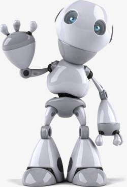 个性机器人智能机器人白色高清图片
