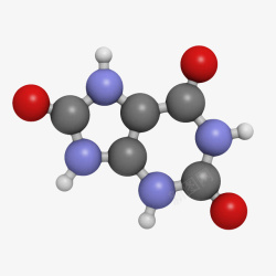 化学性质最小粒子黑色尿酸痛风分子形状高清图片
