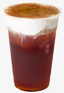 养生红糖水实物红糖饮料塑料杯高清图片