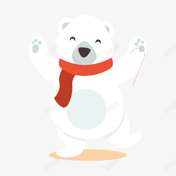 卡通可爱小动物装饰动物头像白熊png免抠素材_新图网 https://ixintu.com 动物可爱 卡通动物 小清新海报设计 手绘动物头像 白熊 萌萌哒的小动物 装饰卡通