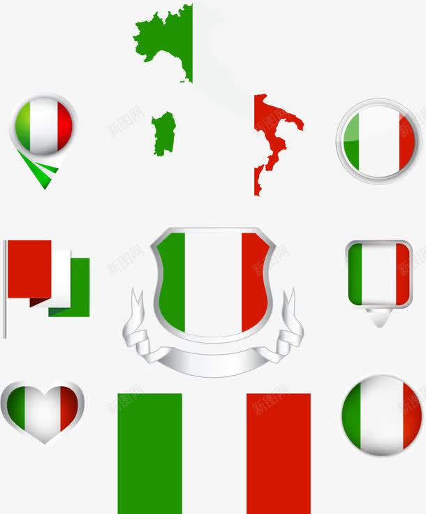 意大利地图png免抠素材_新图网 https://ixintu.com 国旗 国旗元素 国旗图案 地图 意大利 意大利地图 意大利城市地图 旗帜