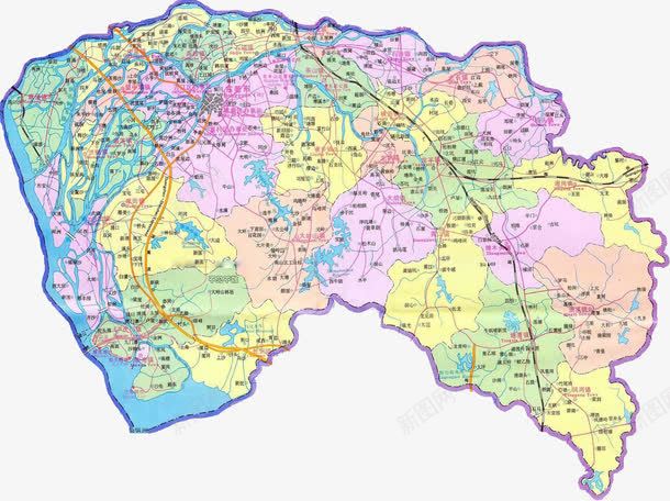 广东东莞市地图png免抠素材_新图网 https://ixintu.com 东莞地图 地图 广东地图 广东省 省份